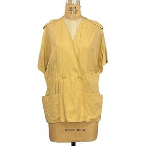 Guy Laroche Mustard Utility Jacket and Short Set